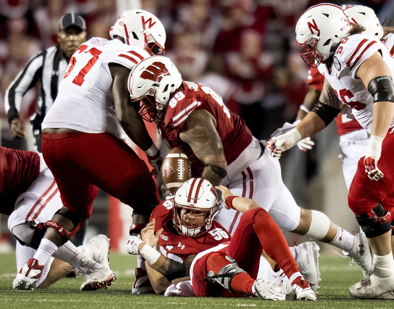 Nebraska vs. Wisconsin, college football, 10.6.18